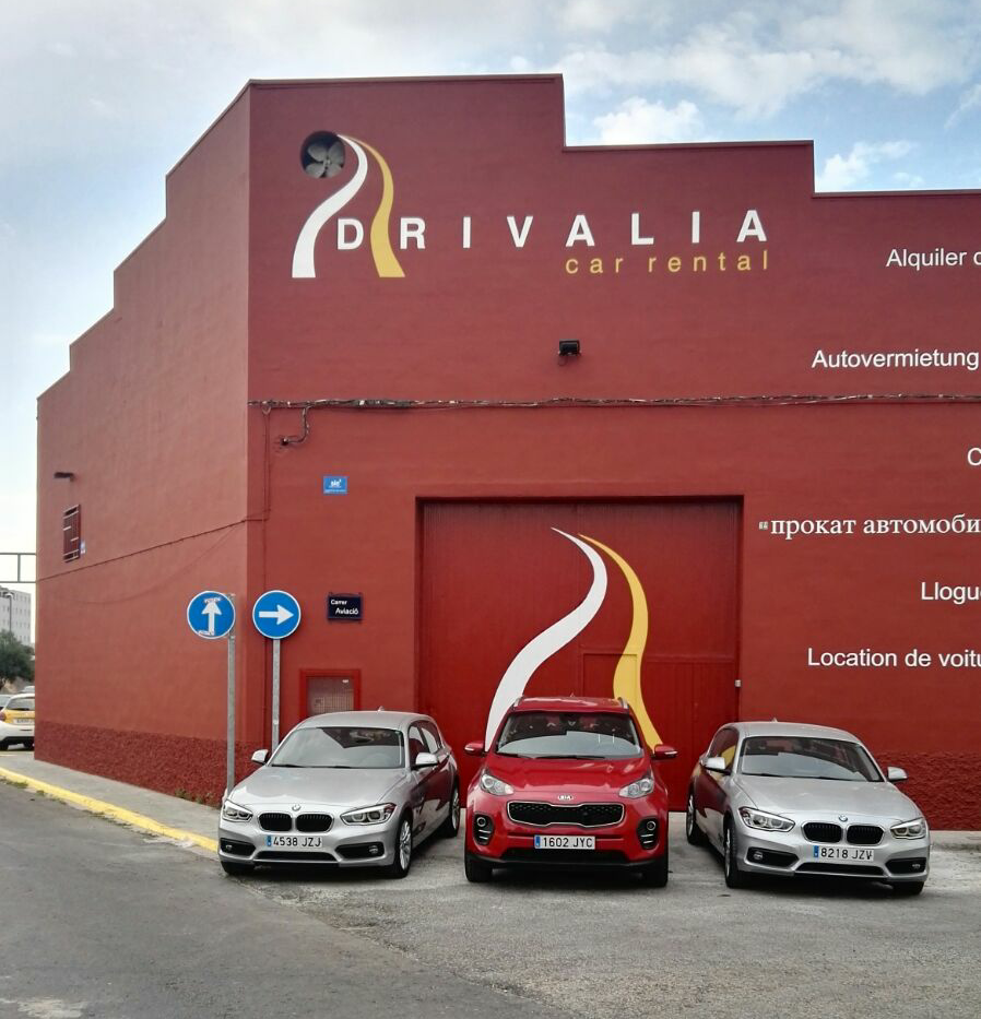 Drivalia all inclusive car hire at Valencia airport