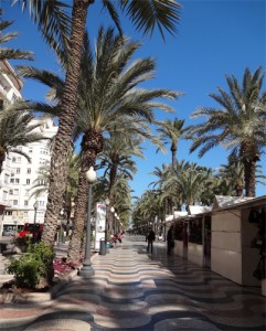 Paseo Explanada de Espana Alicante Old Town